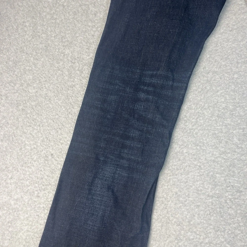 Levis Jeans Mens 32x36 Blue 527 Bootcut Western Cowboy Denim Dark Cotton